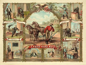¡Yo os alimento a todos!, publicado c.1875 de American School